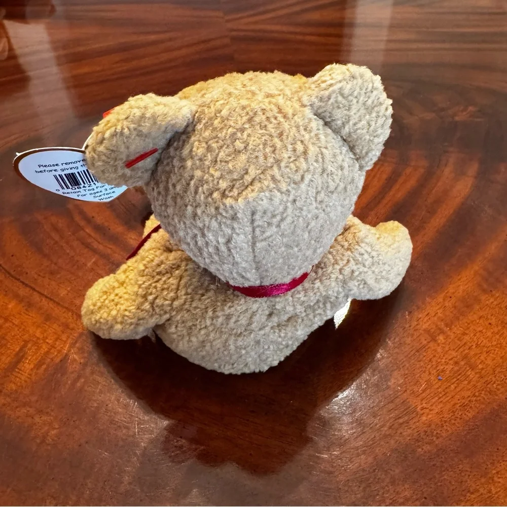 Vintage Ty Beanie Baby Curly Bear PE Pellets 5th Gen Tags